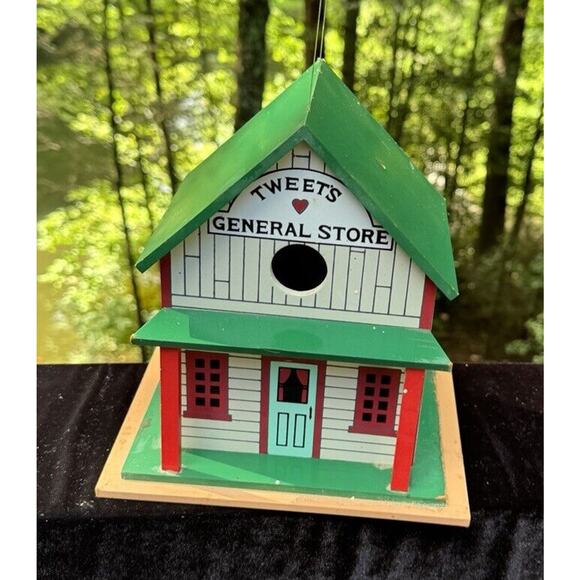 LIDCO Treetown "Tweet's General Store" Bird House Chickadee Wren Nuthatch - Picture 5 of 9